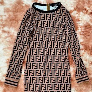 Long Brown Dress Size Large